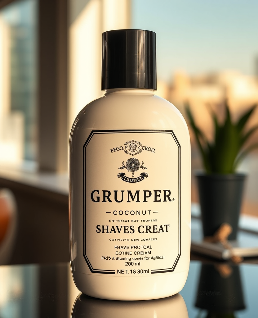 Pre-shave oil + lather