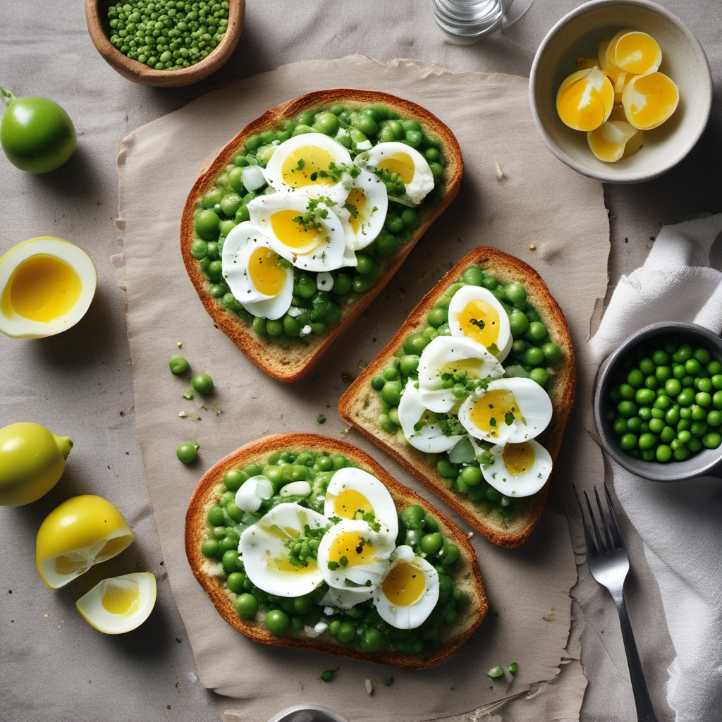 Pea & Feta Tartine