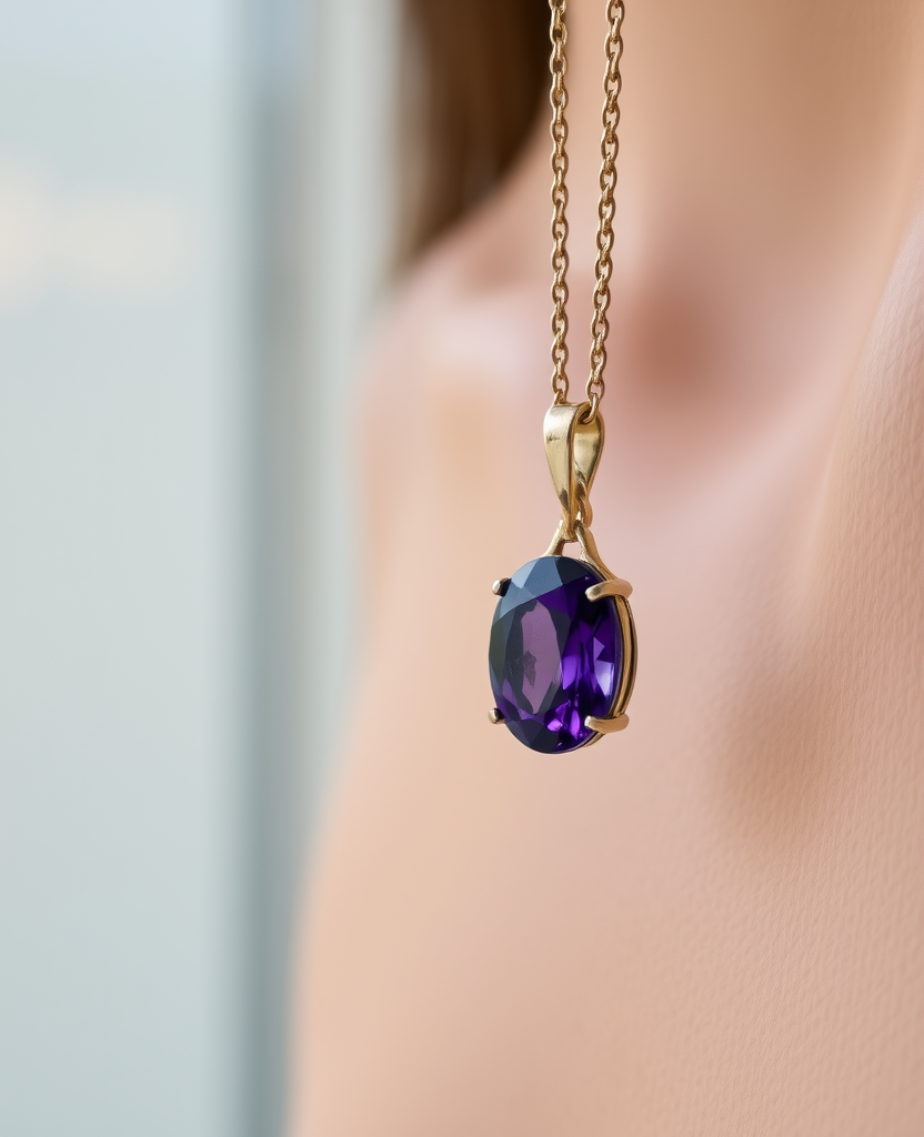 Iolite Pendant