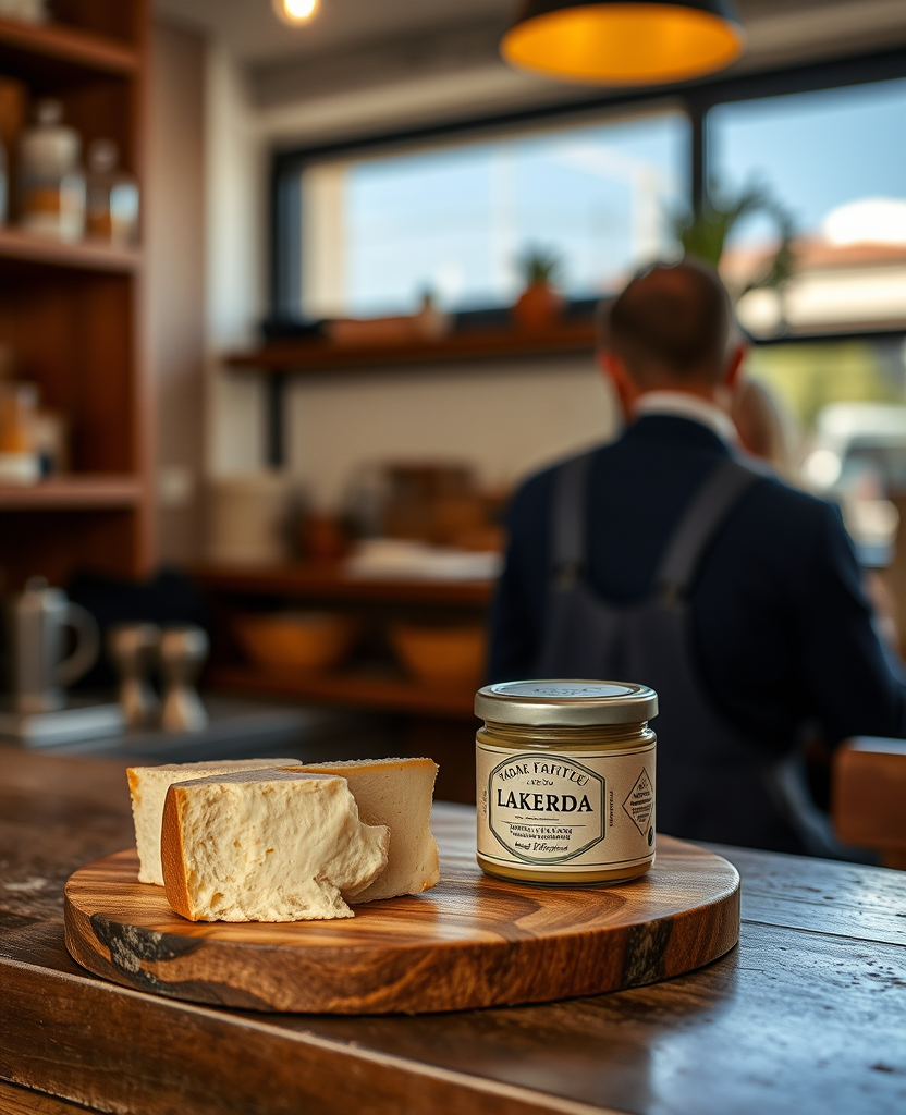 A jar of house-cured lakerda