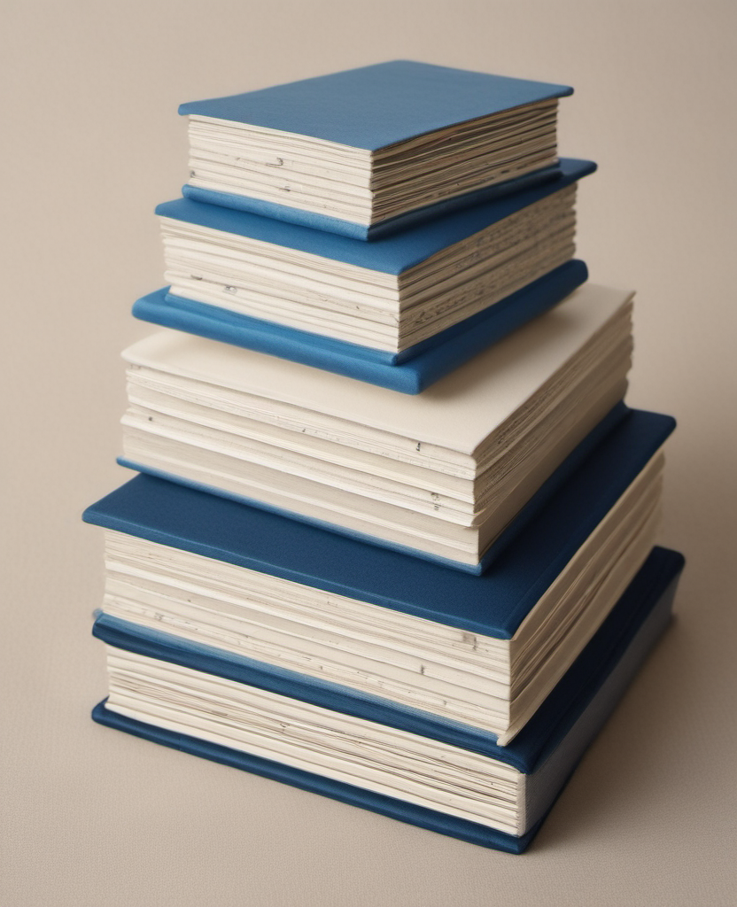 Three book cards: