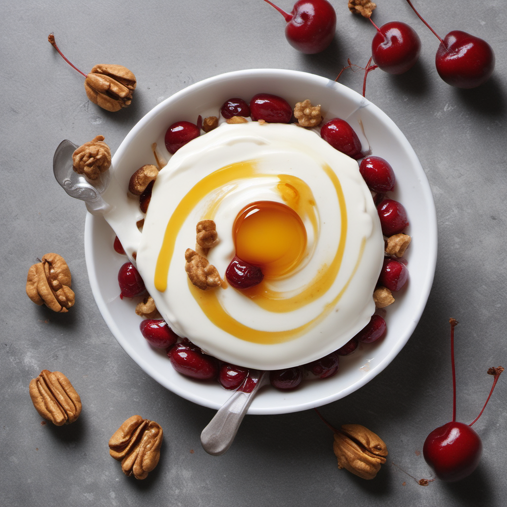 Yoghurt, Honey & Walnut Bowl