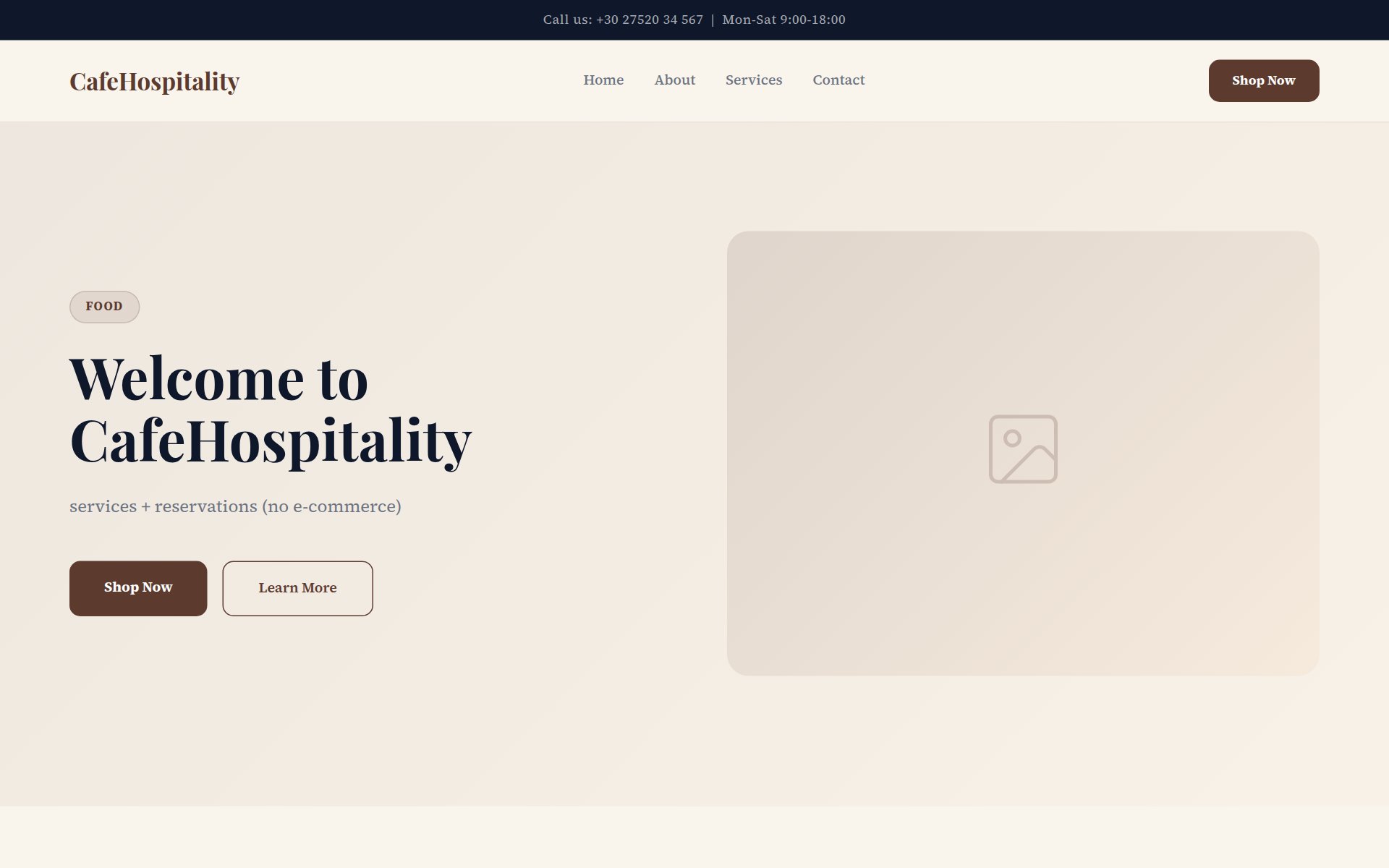 CafeHospitality